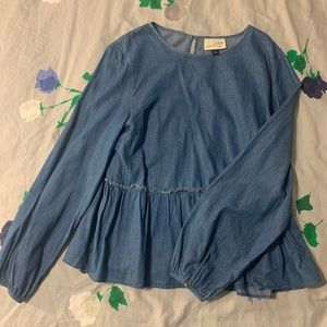 Denim top
